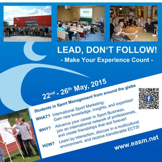 6. EASM Summer School - Lead don't follow!